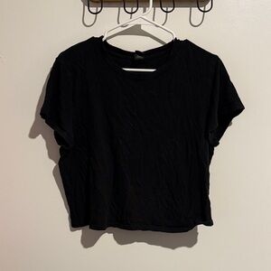 Wild Fable Black Crop Top